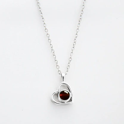 Solviano Projection Photo Customed Heart Necklace