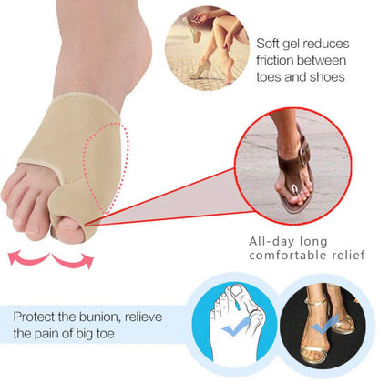 BunionEase™ | Gentle Toe Realignment Support (1 pair)